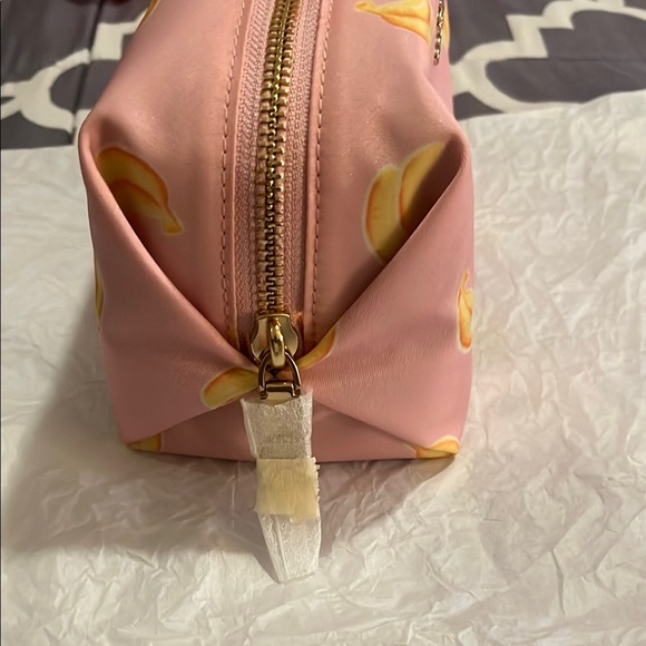 Coach Pink Banana Print Cosmetic Bag - NWT - Picture 4 of 12